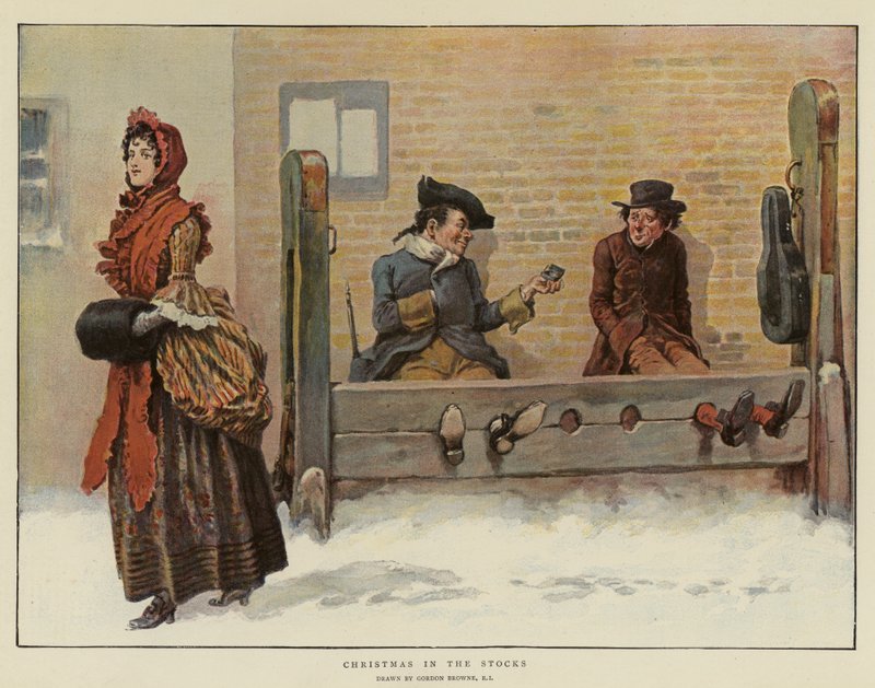 Weihnachten in den Stocks von Gordon Frederick Browne