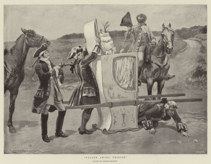 Unter Dieben gefallen von Gordon Frederick Browne