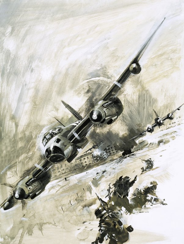 Moskitos bombardieren das Gefängnis von Amiens von Graham Coton
