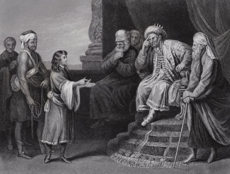 Joseph deutet den Traum des Pharao von Guercino