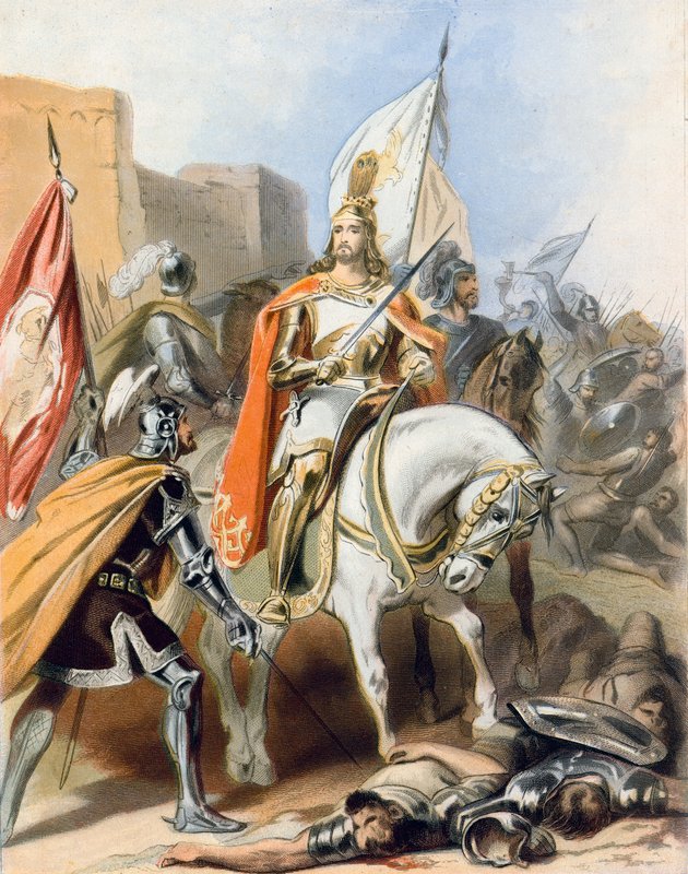 Das Treffen von Emmanuel und Hauptmann Credence von Gustav Bartsch