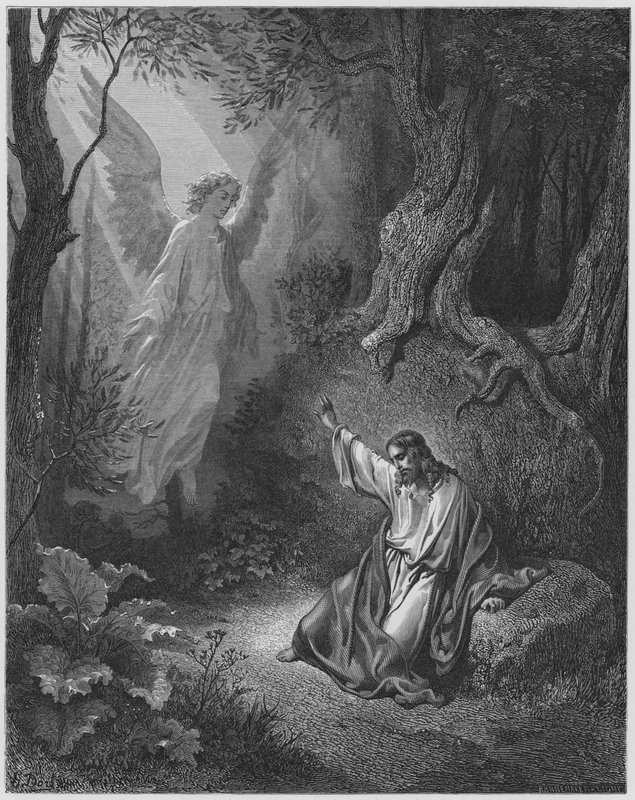 Christus im Garten von Gustave Dore