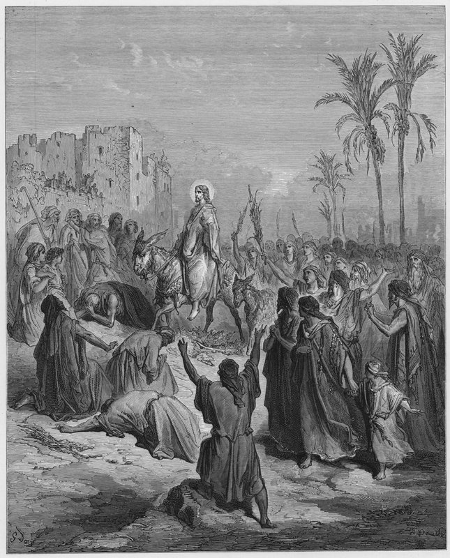 Einzug Jesu in Jerusalem von Gustave Dore