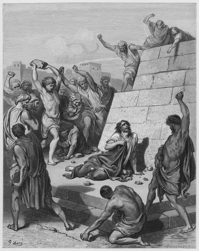 Martyrium des Stephanus von Gustave Dore
