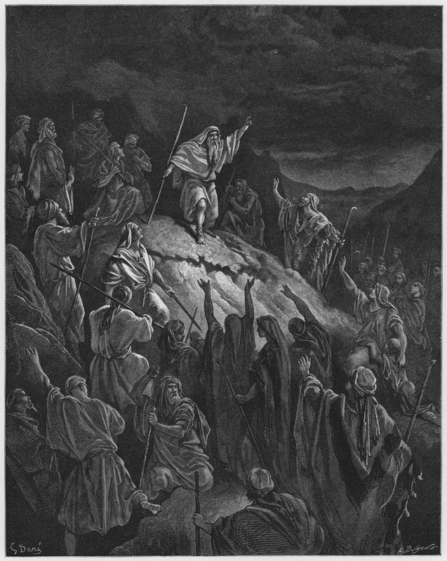 Mattathias appelliert an die jüdischen Flüchtlinge von Gustave Dore