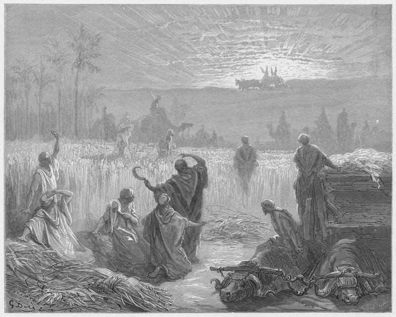Rückkehr der Bundeslade nach Beth-Schemesch von Gustave Dore