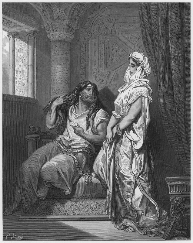 Samson und Delila von Gustave Dore