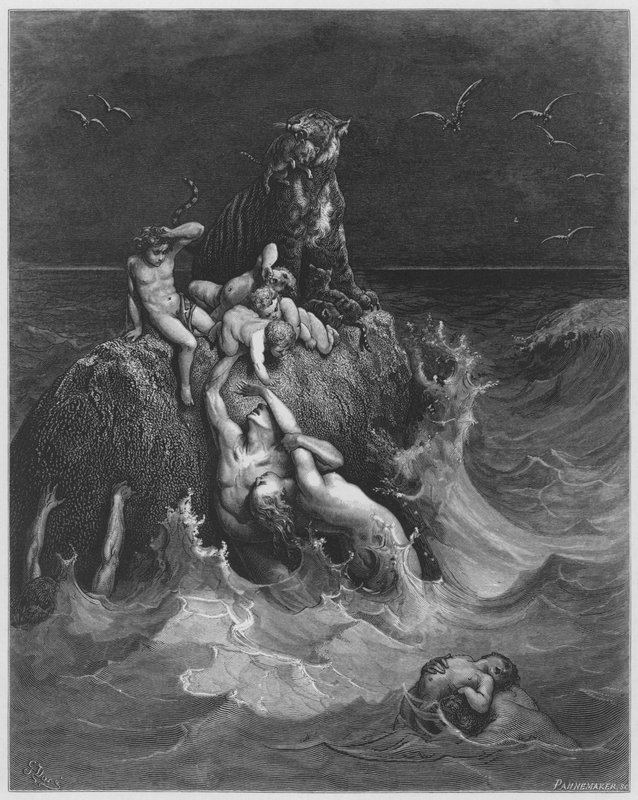 Die Sintflut von Gustave Dore