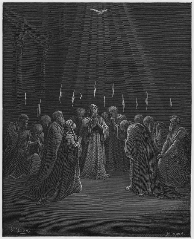 Der Abstieg des Geistes von Gustave Dore