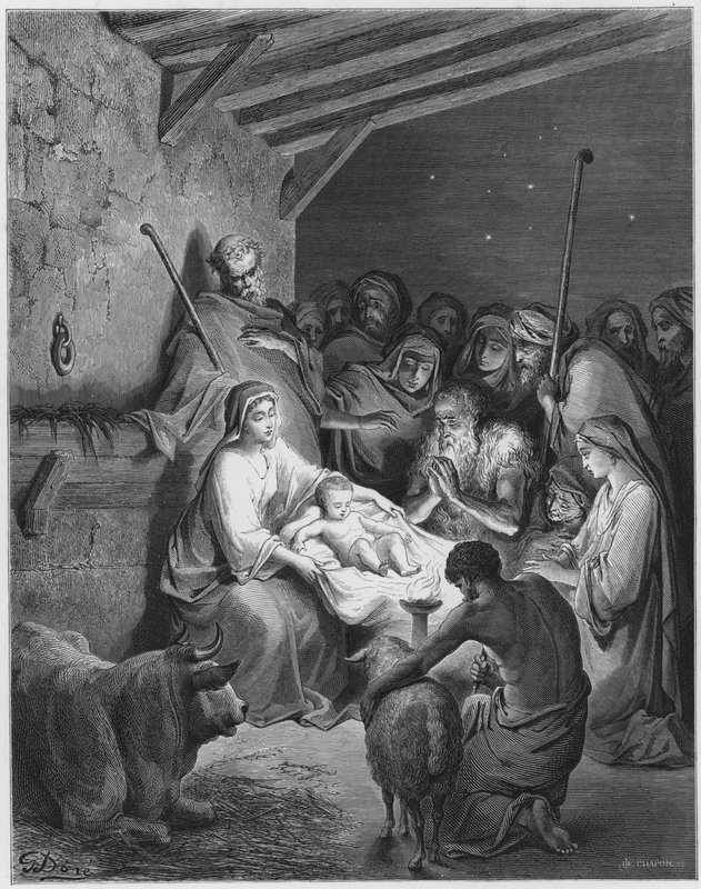 Die Geburt Christi von Gustave Dore