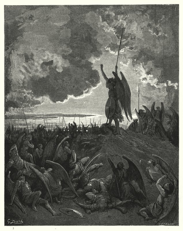 Illustration von Gustave Doré für Miltons Paradise Lost, Buch I, Zeile 331 von Gustave Dore