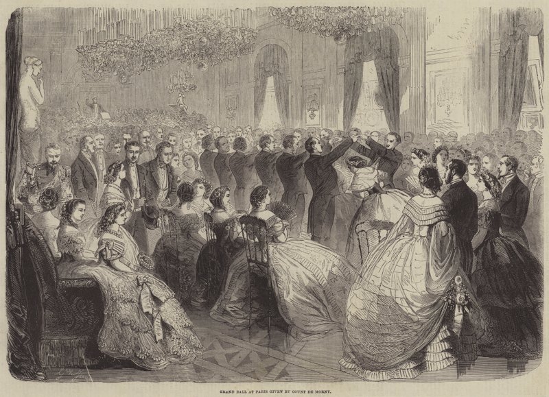 Großer Ball in Paris, gegeben von Graf de Morny von Gustave Janet