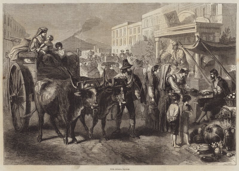 Die Chiaja, Neapel von Gustave Janet
