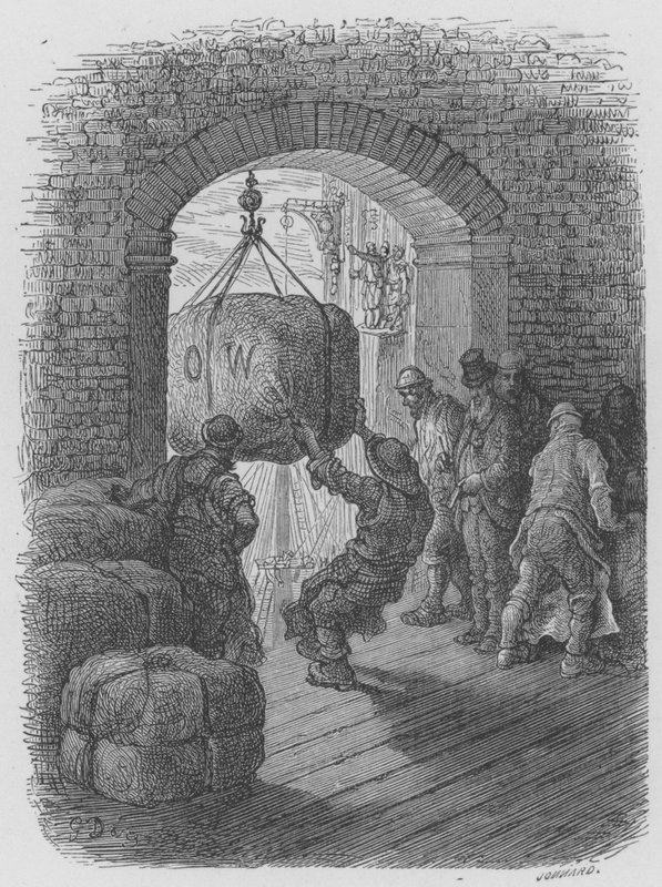 Bei der Arbeit von Gustave after Dore