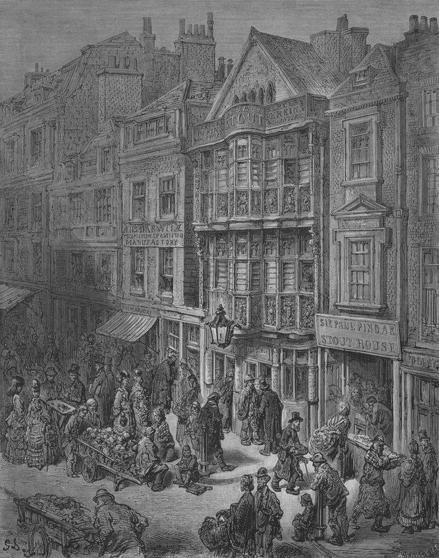 Bishopsgate von Gustave after Dore