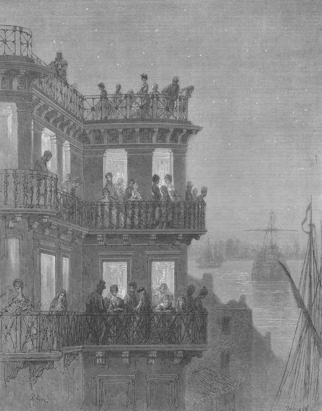 Greenwich, während der Saison von Gustave after Dore