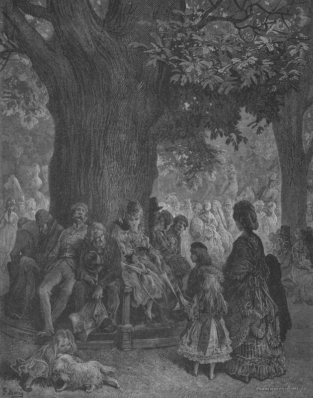 Der riesige Baum in Kensington von Gustave after Dore