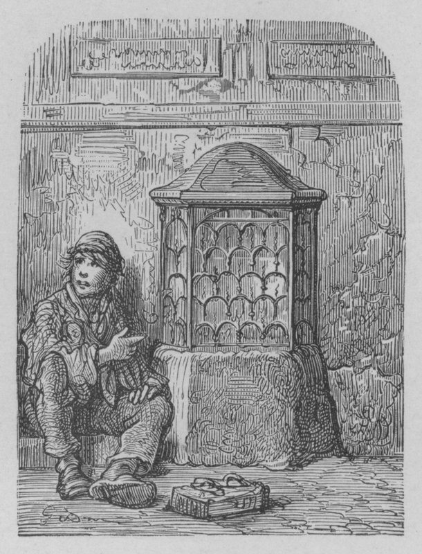 Der älteste Stein von London von Gustave after Dore