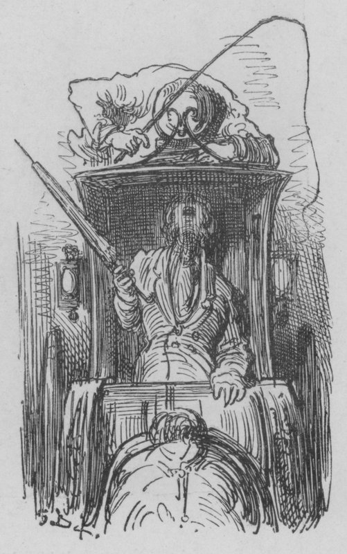 Das Taxi von Gustave after Dore