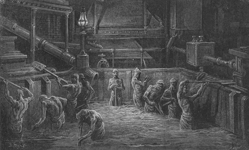 Die Brauer bei der Arbeit von Gustave after Dore