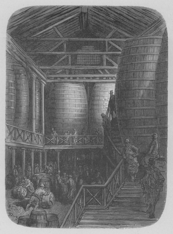 Die großen Fässer von Gustave after Dore