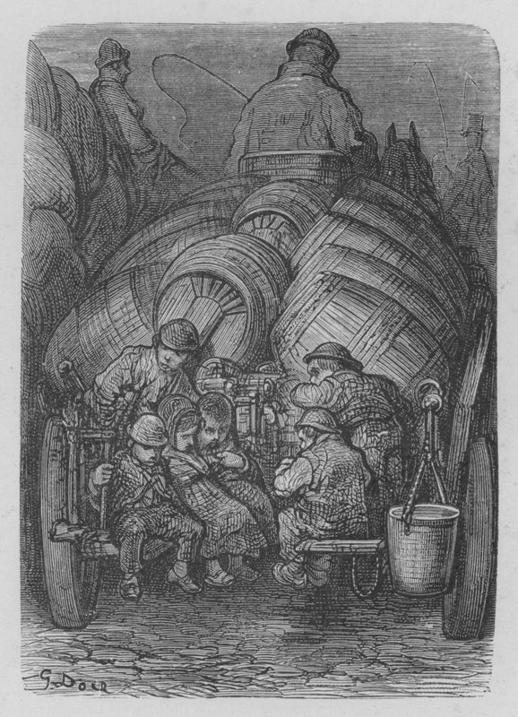 Die Bierträger von Gustave after Dore