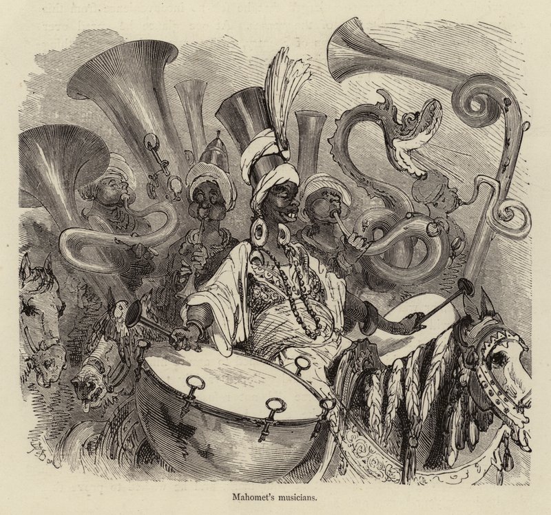 Mahomets Musiker von Gustave after Dore