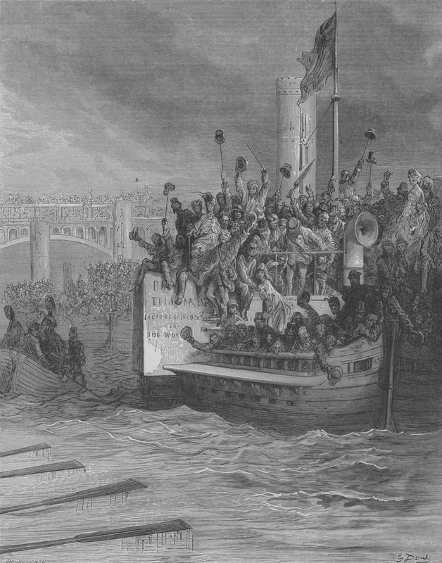 Regatten, Der Kampf von Gustave after Dore