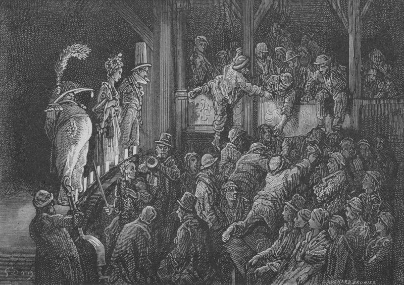 Volkstheater von Gustave after Dore