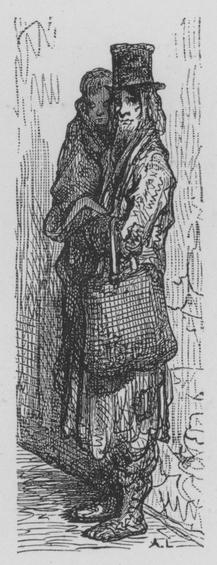 Ein Bettler von Gustave after Dore