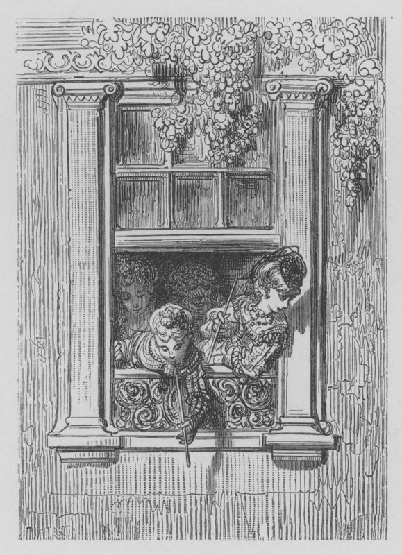 Ein Fenster zur Straße von Epsom von Gustave after Dore