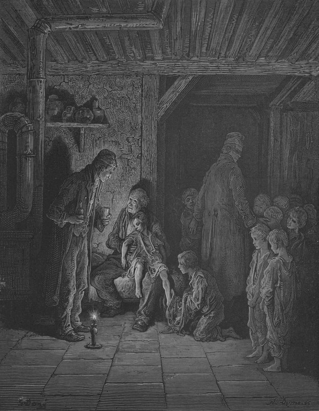 Ein Zufluchtshaus von Gustave after Dore