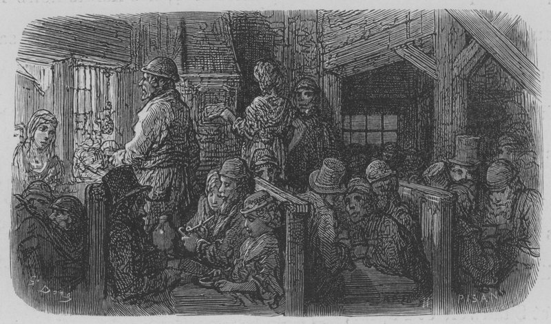 Eine Taverne von Gustave after Dore