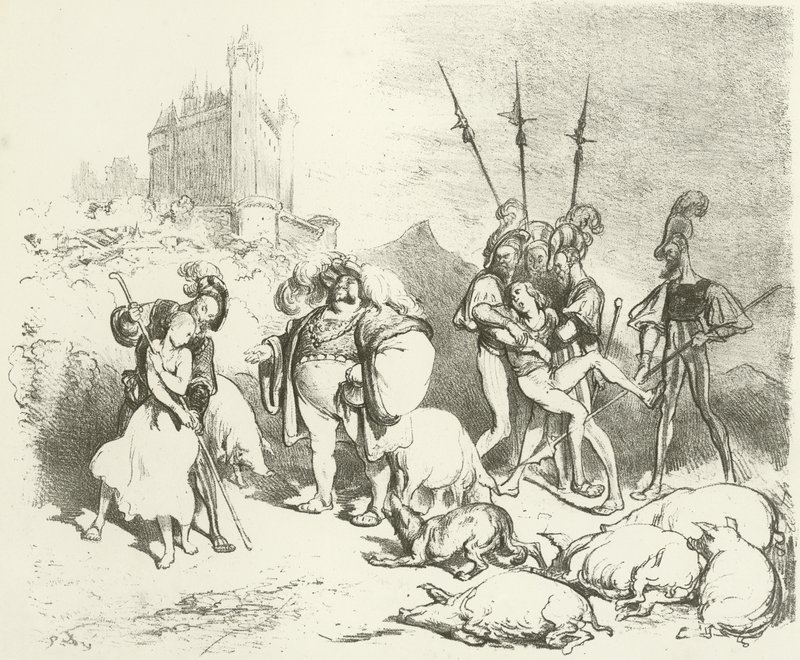 Feudaler Gebrauch von Gustave Dore