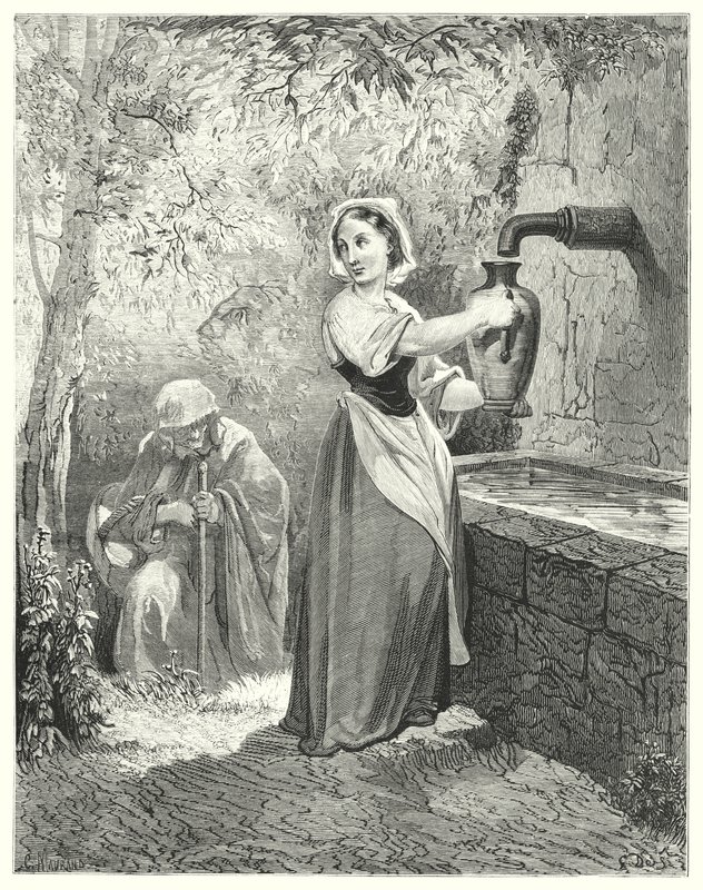 Die Feen (Stich) von Gustave Dore