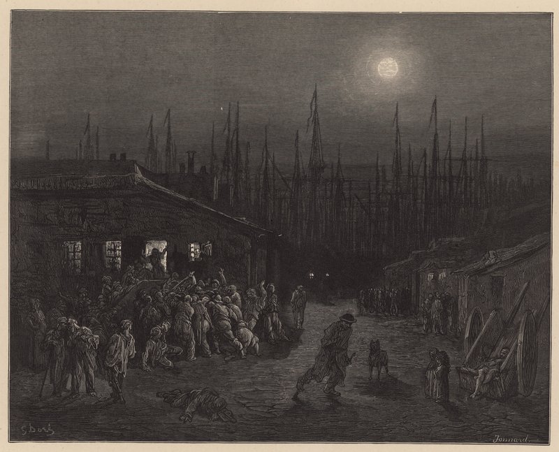 London Docklands von Gustave Dore