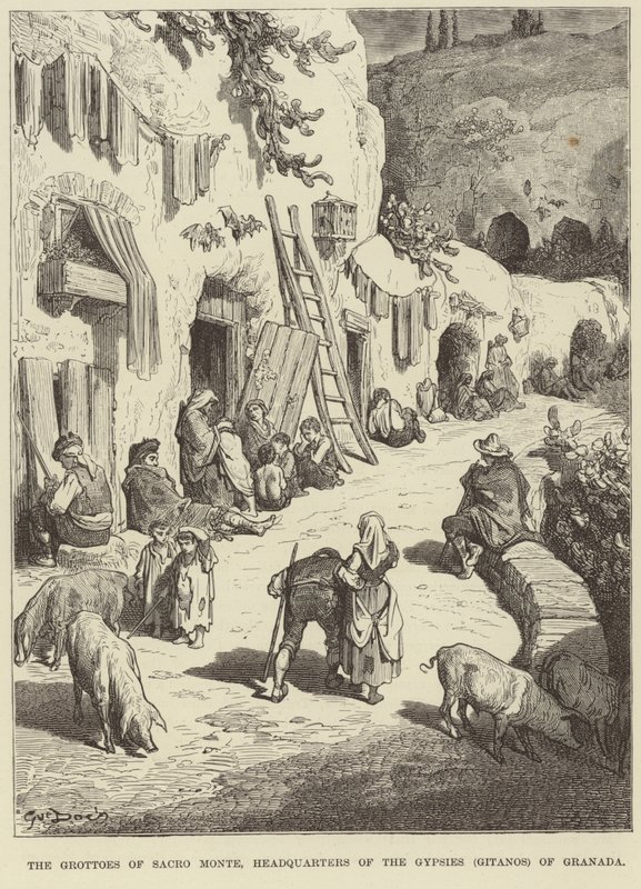 Die Grotten von Sacro Monte von Gustave Dore