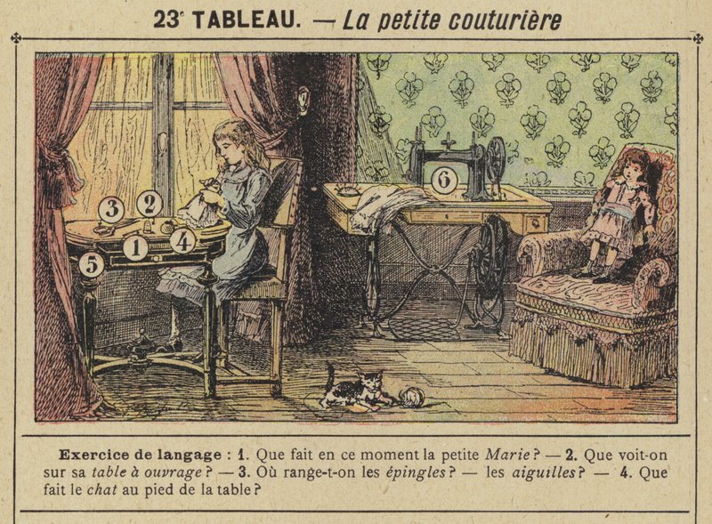 Die kleine Näherin von Gustave Fraipont