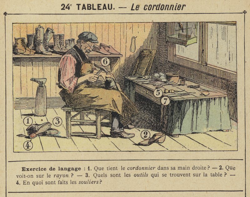 Der Schuhmacher von Gustave Fraipont