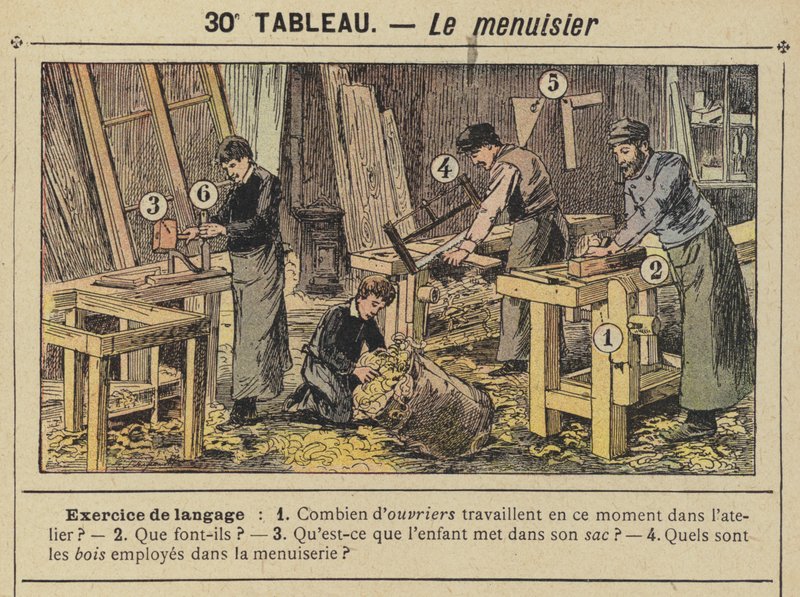 Der Tischler von Gustave Fraipont