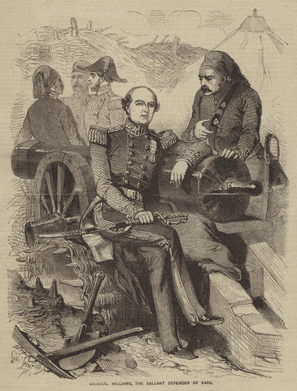 General Williams, der tapfere Verteidiger von Kars von Gustave Janet
