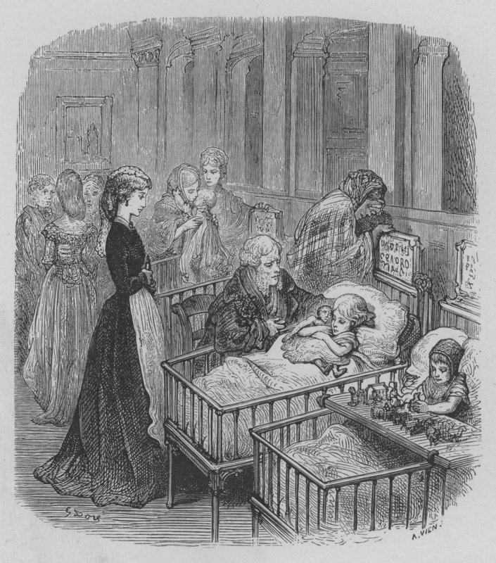 Kinderkrankenhaus von Gustave after Dore