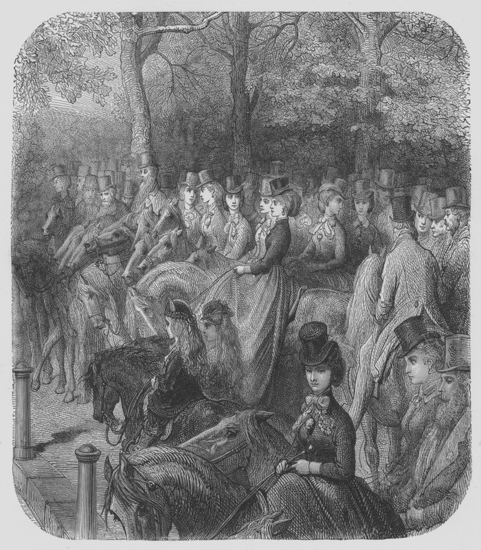 Hyde-Park, Die Amazonen von Gustave after Dore