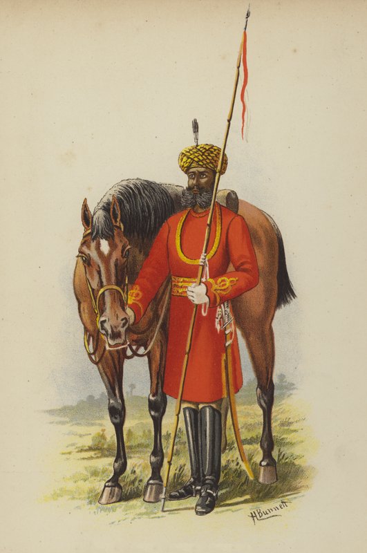 Die Leibgarde des Generalgouverneurs, Kalkutta von H. Bunnett