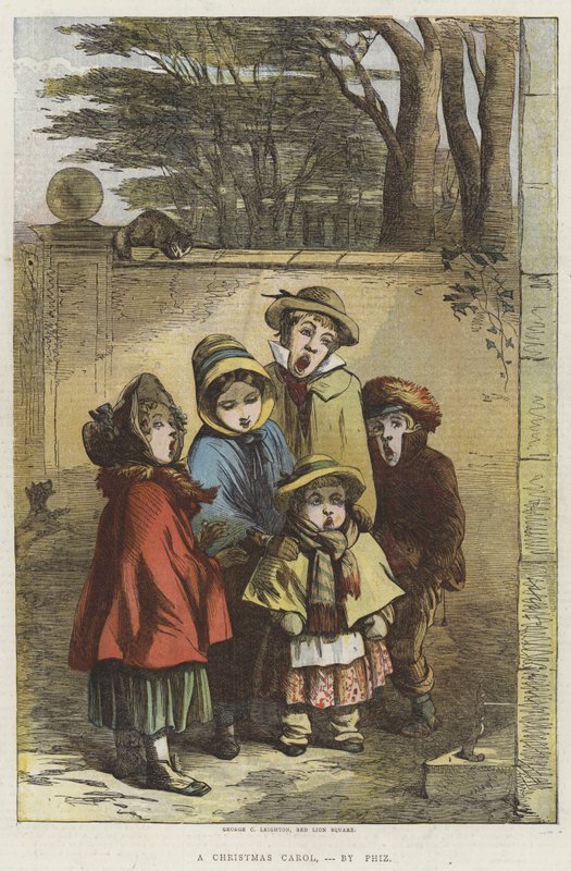 Ein Weihnachtslied von Hablot Knight Browne