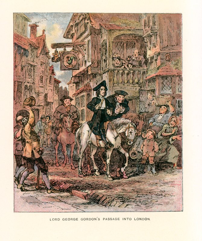 Illustration für Barnaby Rudge von Hablot Knight Browne