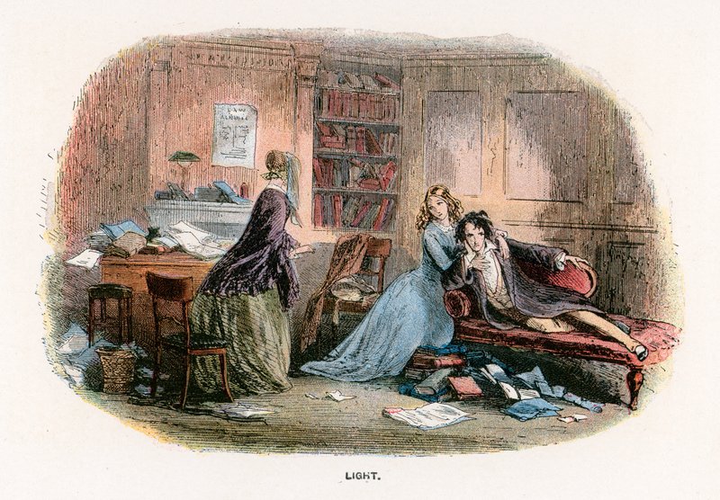 Illustration für Bleak House von Hablot Knight Browne