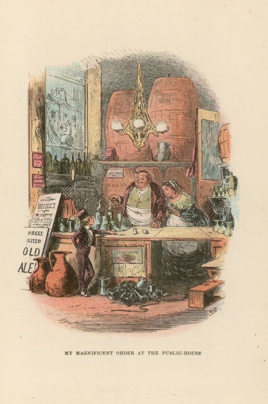 Illustration für David Copperfield von Hablot Knight Browne