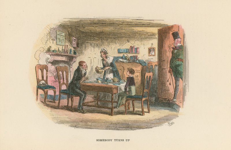 Illustration für David Copperfield von Hablot Knight Browne