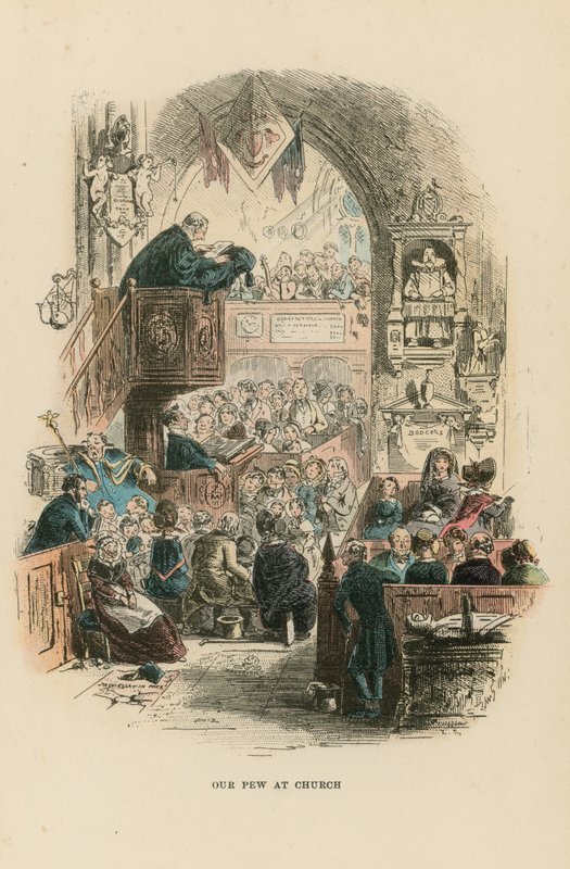 Illustration für David Copperfield von Hablot Knight Browne